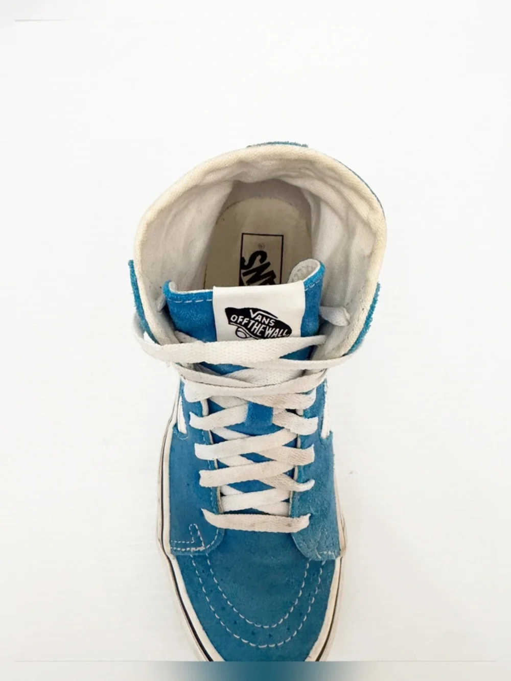 Vans Sk8-Hi Tapered Color Theory sneakers in the Mediterranean Blue